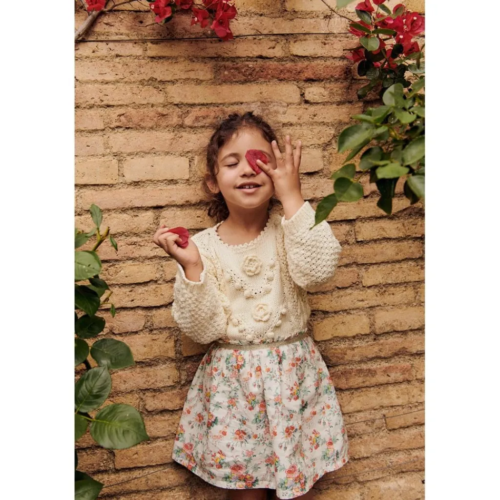 Cephee Kjol Cream Rosa Festa>Louise Misha