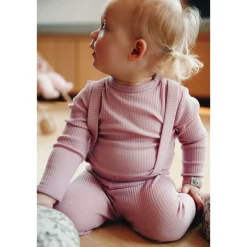 Chalk Ullhängselbyxor Lila Rosa>Gullkorn Design Online