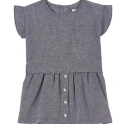 Chambray Klänning Blå>Absorba Online