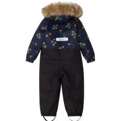 Chamonix Mönstrad Vinteroverall Med Hjortron Marinblå><noscript><img width=
