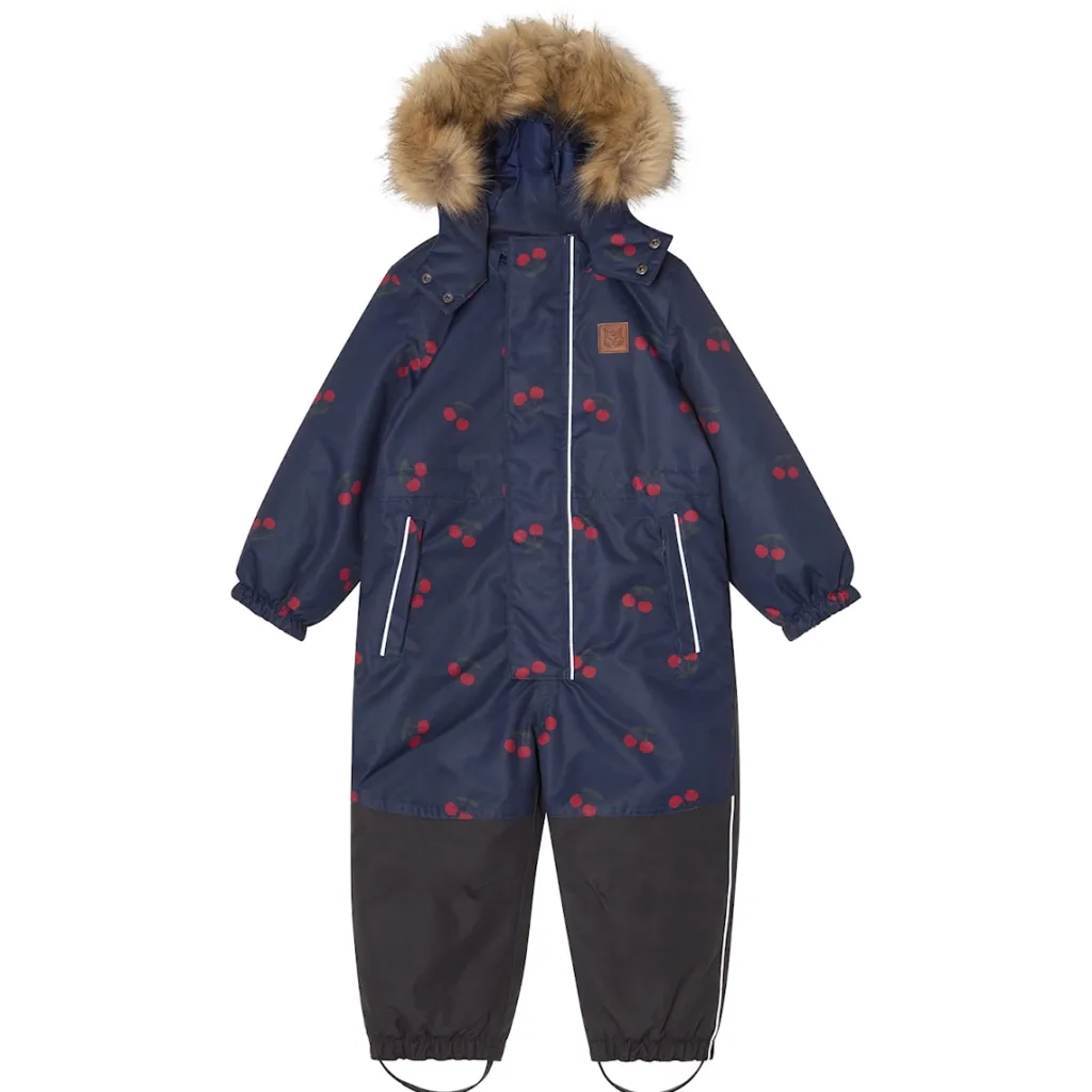 Chamonix Vinteroverall Navy Cherry>Kuling Online