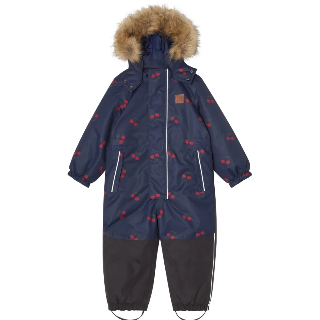 Chamonix Vinteroverall Navy Cherry>Kuling Online