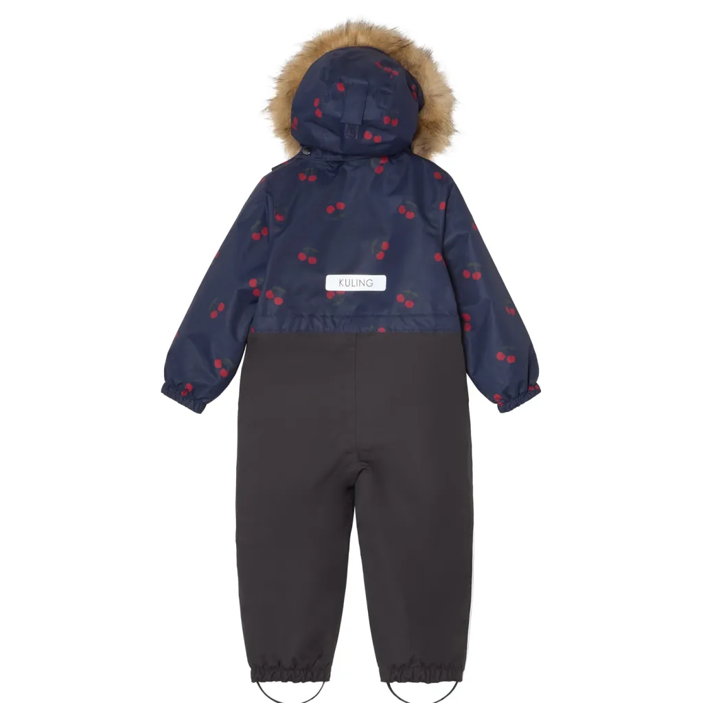 Chamonix Vinteroverall Navy Cherry>Kuling Online