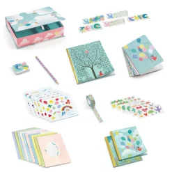 Charlotte Kreativt Skrivbordsset Multi>Djeco