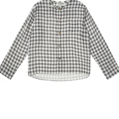 Checked Maho Neck Skjorta Off White>Tocoto Vintage Sale