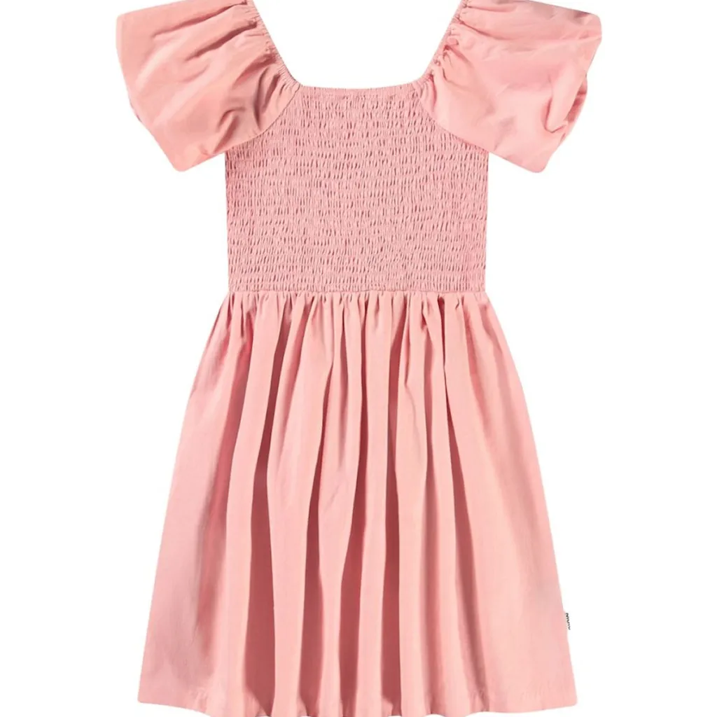 Cherisla Short-Sleeved Dress Rosequartz>Molo New
