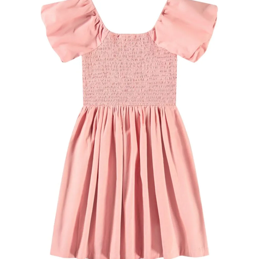 Cherisla Short-Sleeved Dress Rosequartz>Molo New