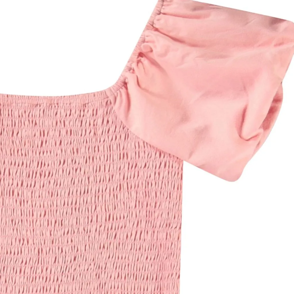 Cherisla Short-Sleeved Dress Rosequartz>Molo New