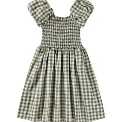 Cherisla Short-Sleeved Dress Sun Check><noscript><img width=
