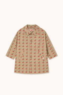 Cherries Trenchcoat Dark Vanilla>Tinycottons Online