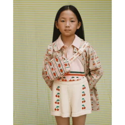 Cherries Trenchcoat Dark Vanilla>Tinycottons Online