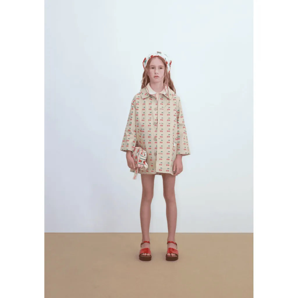 Cherries Trenchcoat Dark Vanilla>Tinycottons Online
