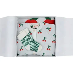 Cherry Stickat Gåvoset Naturvit>Bobo Choses Discount
