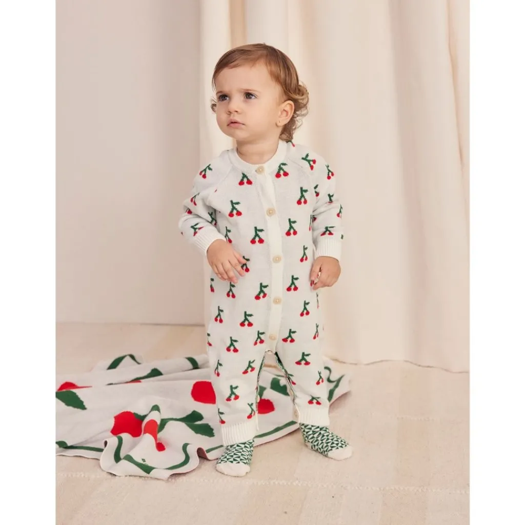 Cherry Stickat Gåvoset Naturvit>Bobo Choses Discount