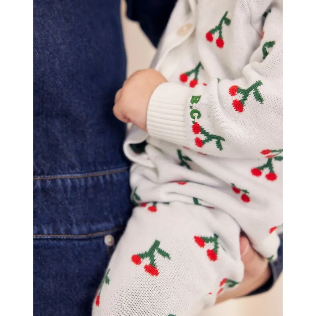 Cherry Stickat Gåvoset Naturvit>Bobo Choses Discount