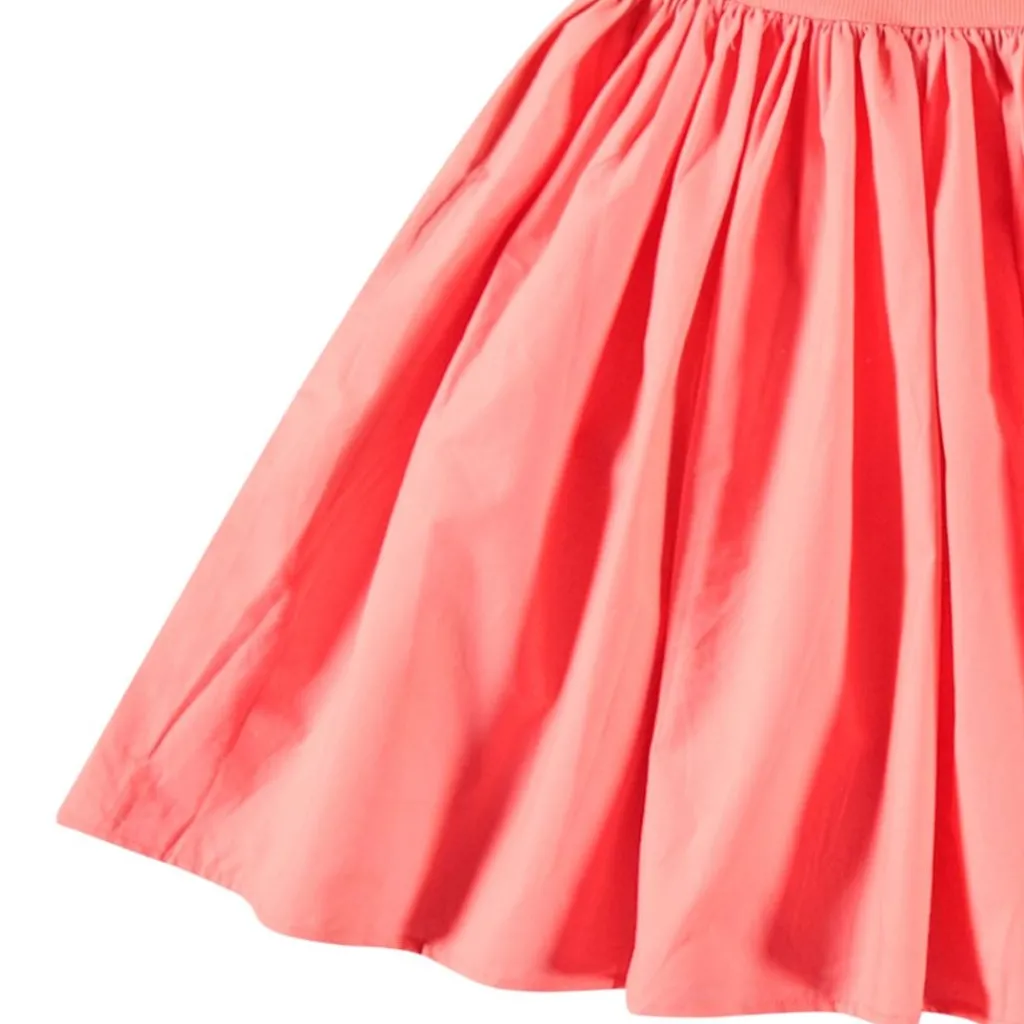 Chloey Short Sleeve Dress Warm Coral>Molo Best