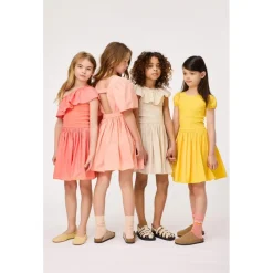 Chloey Short Sleeve Dress Warm Coral><noscript><img width=