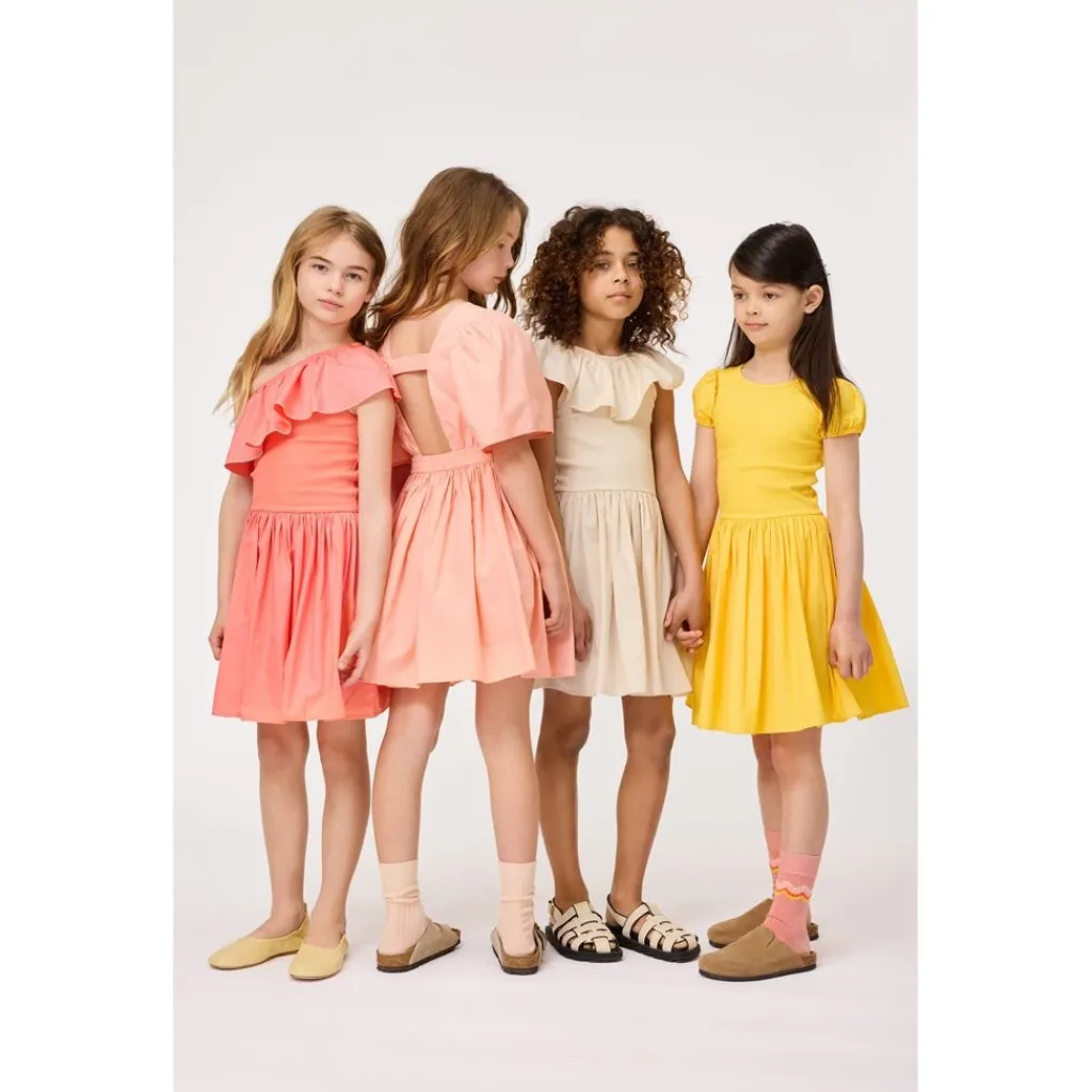 Chloey Short Sleeve Dress Warm Coral>Molo Best