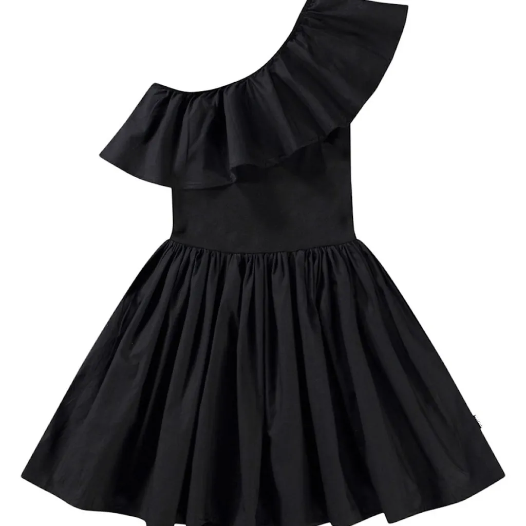 Chloey Short Sleeve Dress Black>Molo Best