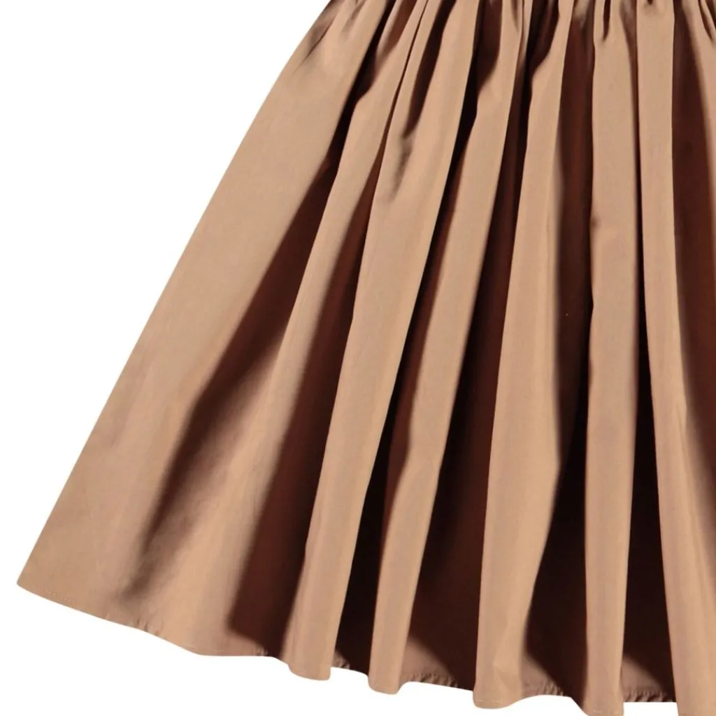 Chloey Short Sleeve Dress Sandalwood>Molo Best