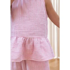 Ciao Topp Cloud Dancer Pink Stripe><noscript><img width=