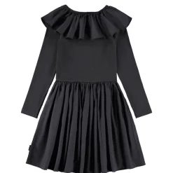 Cille Långärmad Klänning Black>Molo Sale