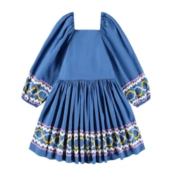 Ciris Långärmad Klänning Mystic Blue>Molo Best