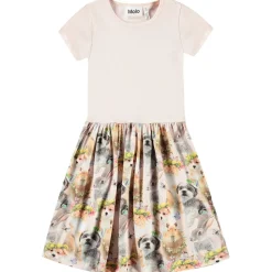 Cissa Short-Sleeved Dress Festival Friends>Molo Outlet