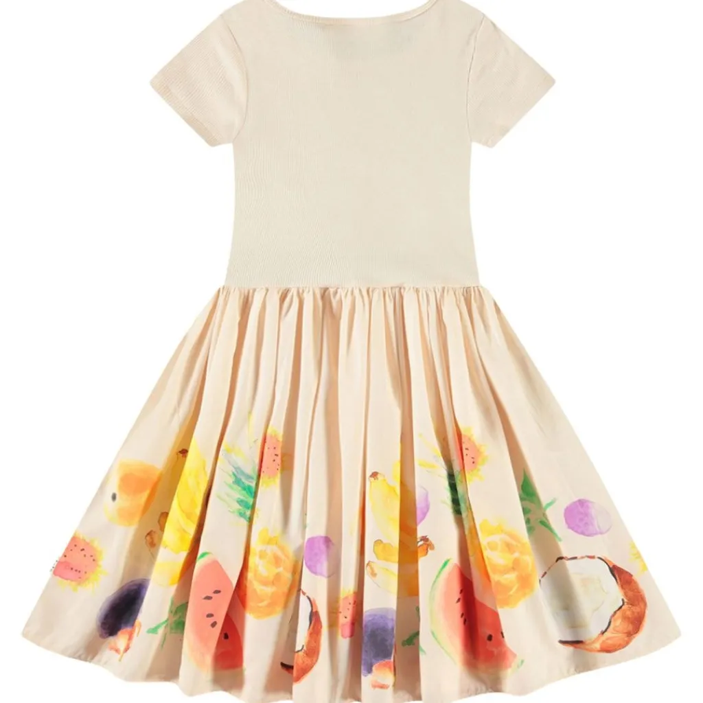 Cissa Short-Sleeved Dress Dancing Fruits>Molo Best
