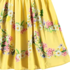 Cissa Short-Sleeved Dress Garlands>Molo Online