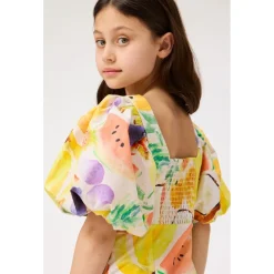 Cissy Short-Sleeved Dress Fruit Salad>Molo
