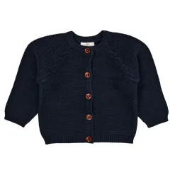 Classic Baby Cotton Cable Cardigan Navy>Copenhagen Colors New