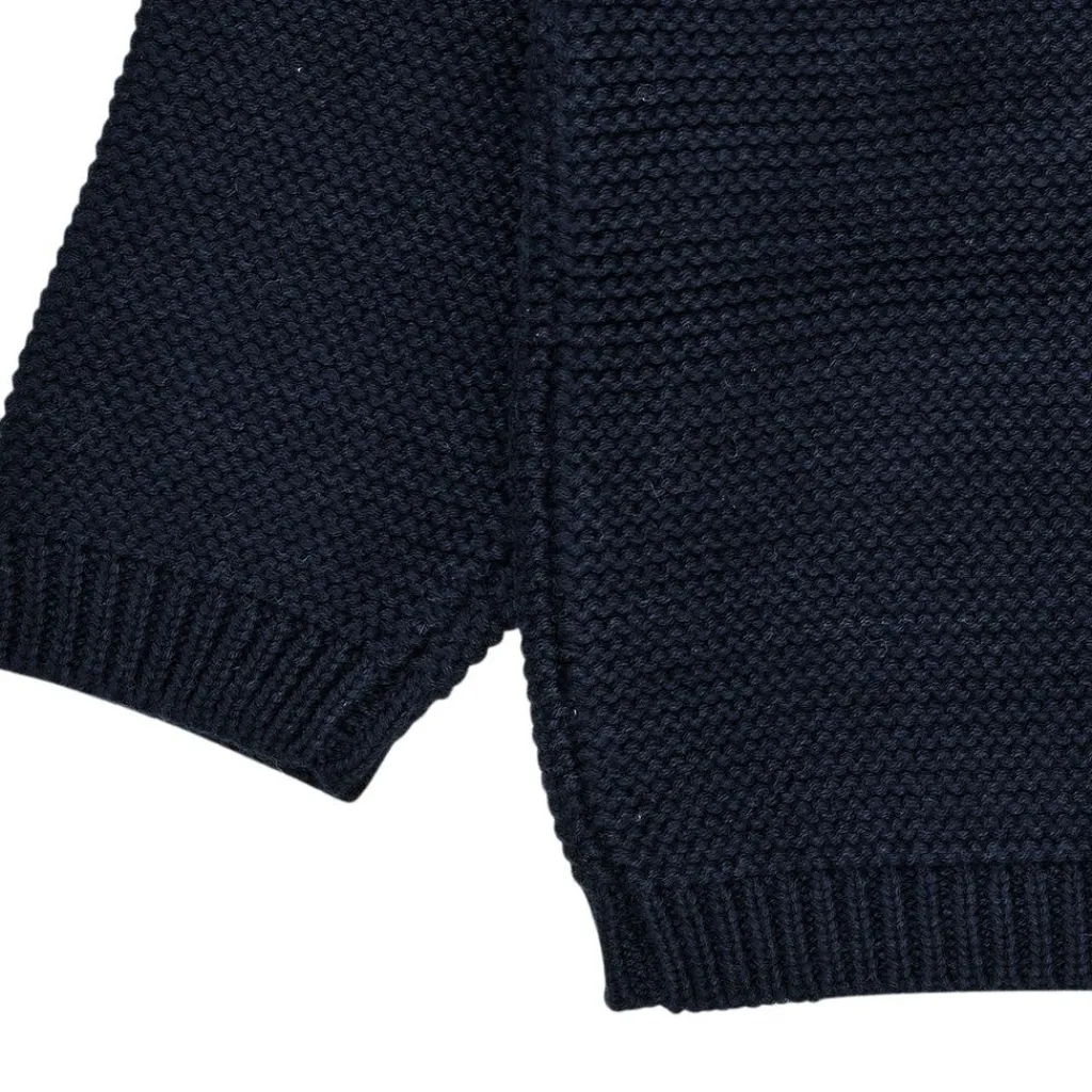Classic Baby Cotton Cable Cardigan Navy>Copenhagen Colors New