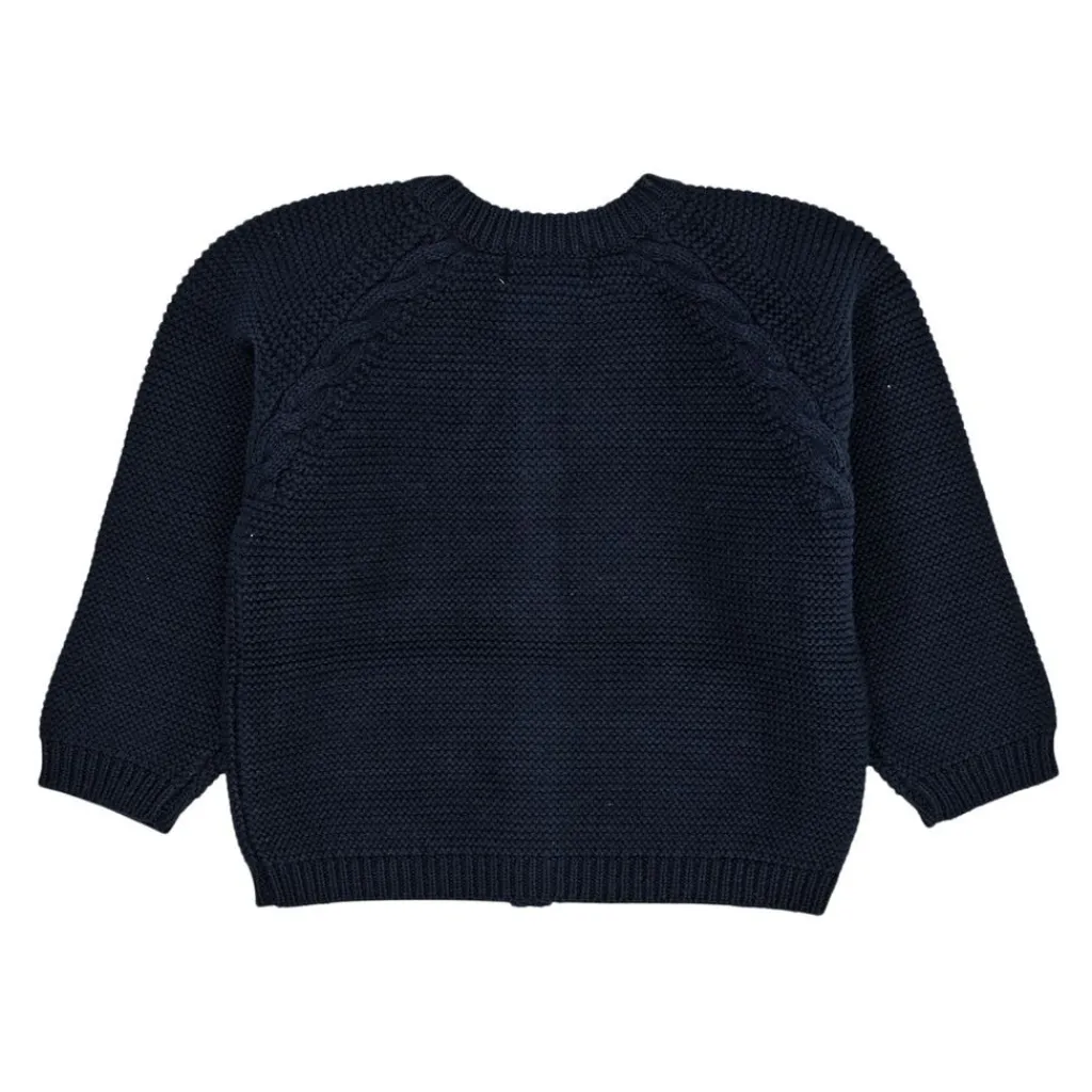 Classic Baby Cotton Cable Cardigan Navy>Copenhagen Colors New
