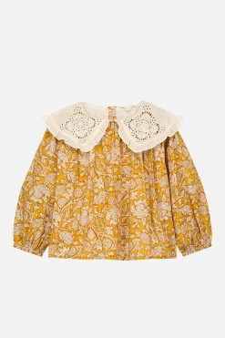 Clea Vävd Blus Honey Mountain Avens><noscript><img width=