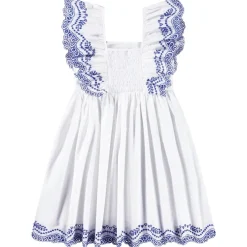 Clementine Short-Sleeved Dress Crisp White>Molo Best