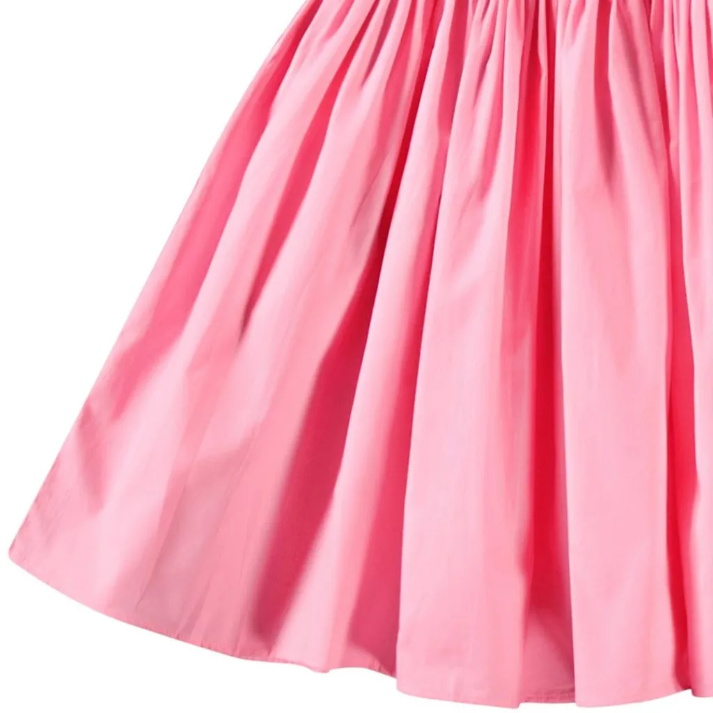 Cleopatra Short Sleeve Dress Pink Lemonade>Molo