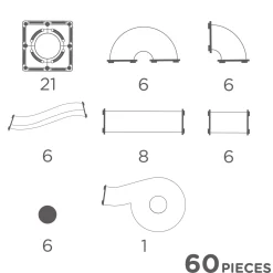 - Compact Pack Kulbana 60 Delar Multi><noscript><img width=