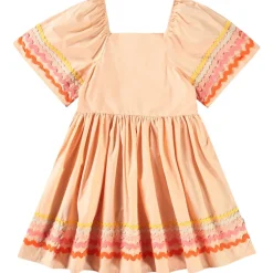 Clotilde Short-Sleeved Dress Pale Melon>Molo Discount