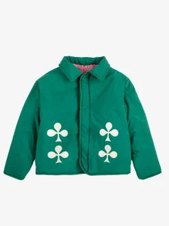 Clover Vändbar Jacka I Fårskinn Green>Bobo Choses Sale