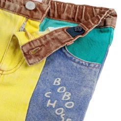 Color Block Byxor I Denim Multicolor><noscript><img width=