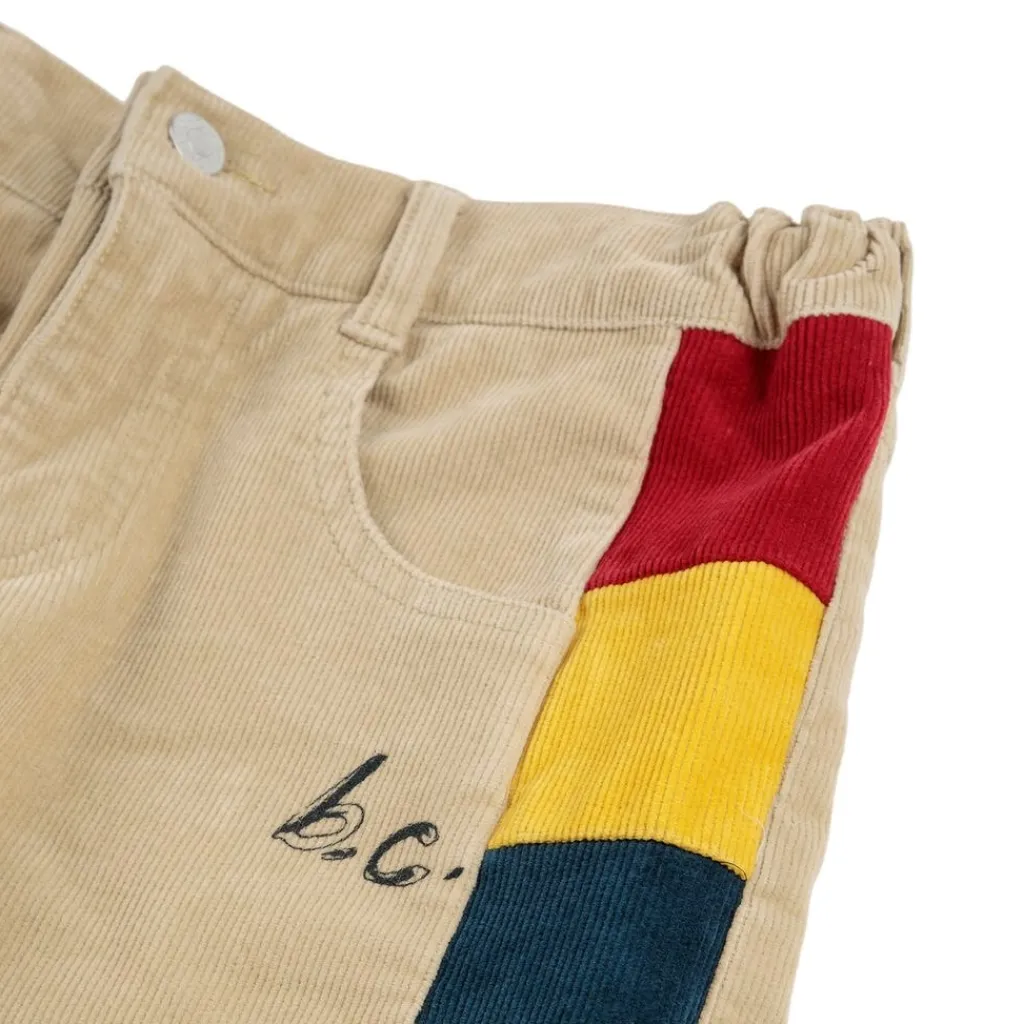 Color Block Corduroy Byxor Multicolor>Bobo Choses Discount