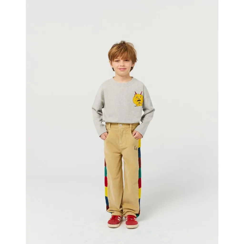 Color Block Corduroy Byxor Multicolor>Bobo Choses Discount