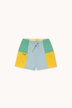 Color Block Shorts Multicolor>Tinycottons Hot
