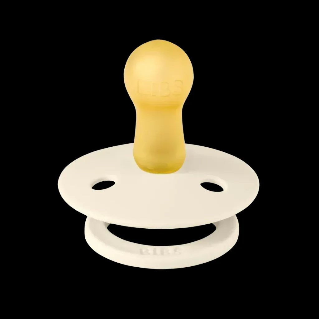 Colour 4-pack Runda Latexnappar Ivory Sand>BIBS New