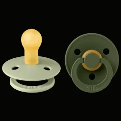 Colour 2-pack Runda Latexnappar Sage Hunter Green>BIBS Discount