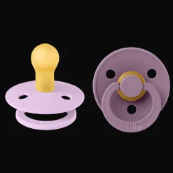 Colour 2-pack Runda Latexnappar Violet Sky Mauve>BIBS Clearance