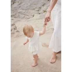 Corinne Baby T-shirt I Frotté Elfenbensvit><noscript><img width=