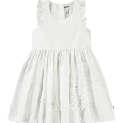 Cortney Short-Sleeved Dress Crisp White>Molo Discount