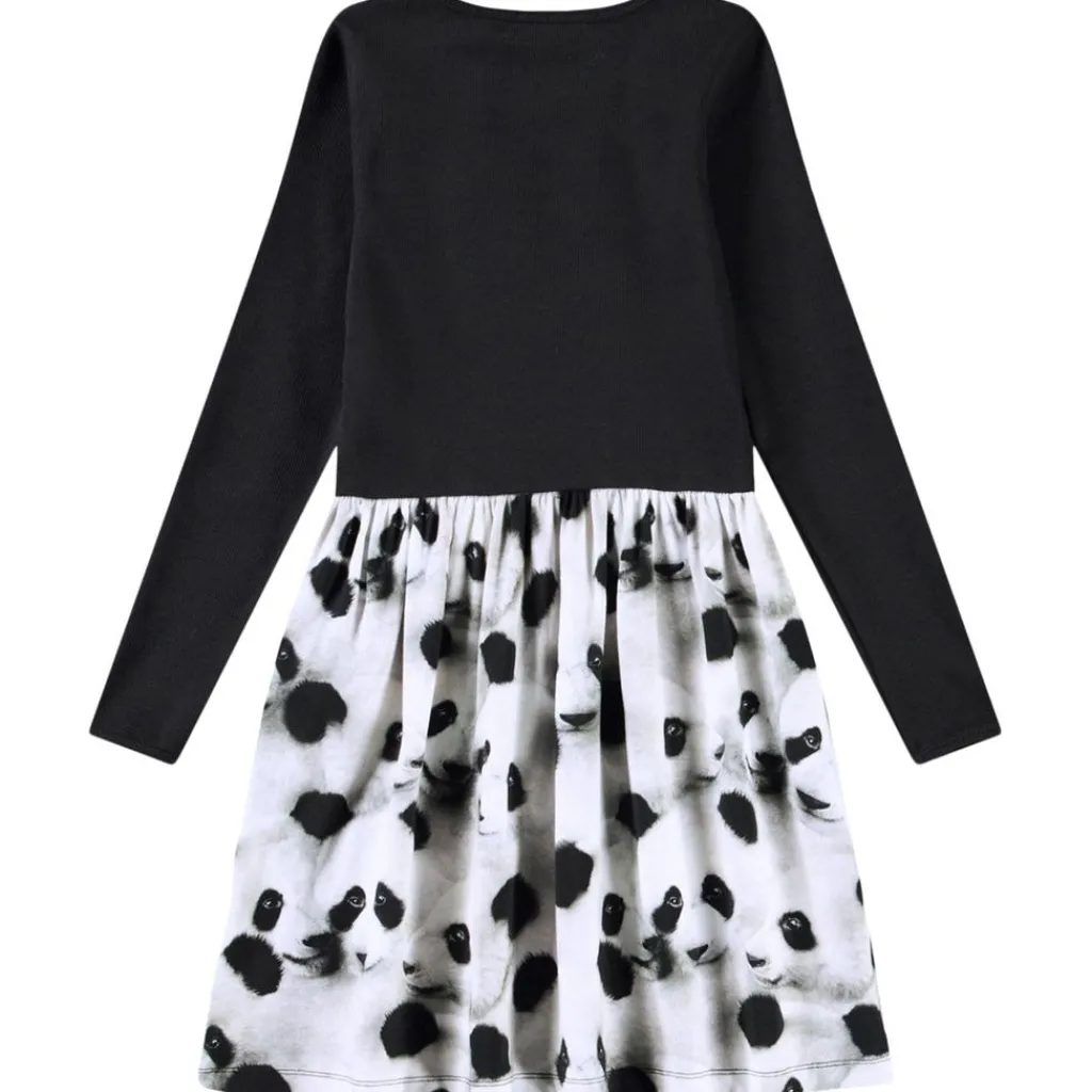 Credence Long-Sleeved Dress Giant Panda>Molo Sale
